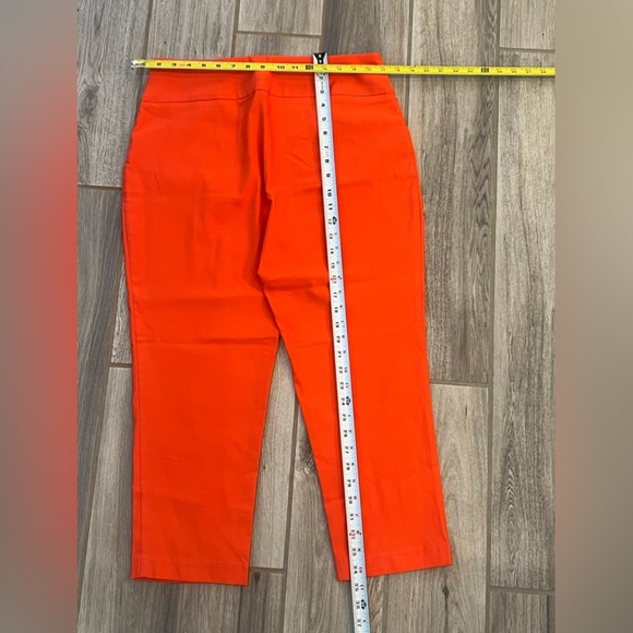 Versona Burnt Orange Crop Pants Size 10 - Picture 8 of 11